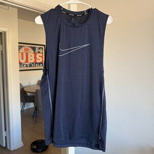 Nike Pro Dri-Fit Tanktop Navy Blue Size Large